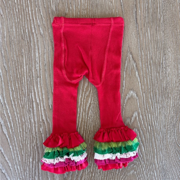 Colorful Ruffled Leggings - Picture 2 of 6